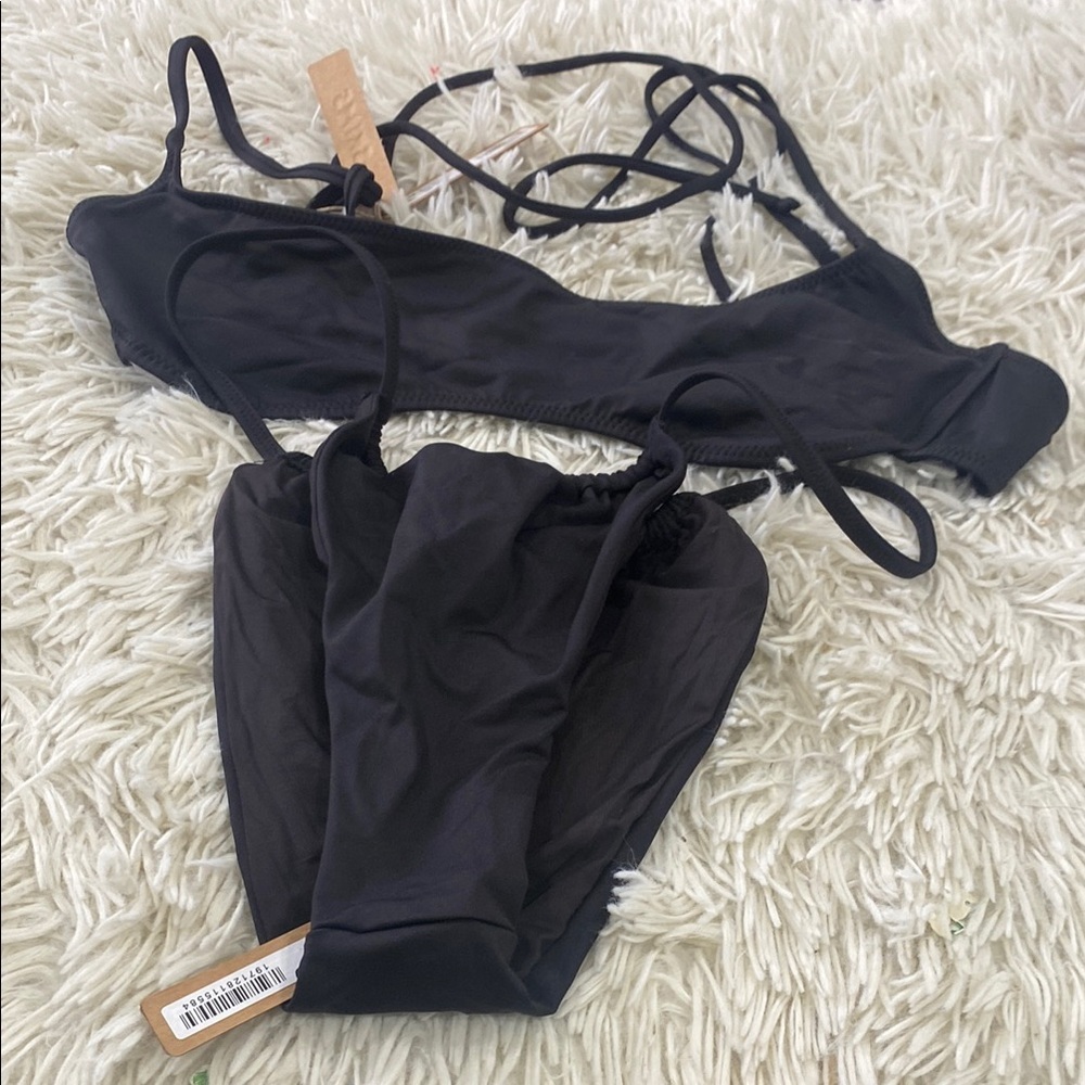 SKIMS Black Bikini Set